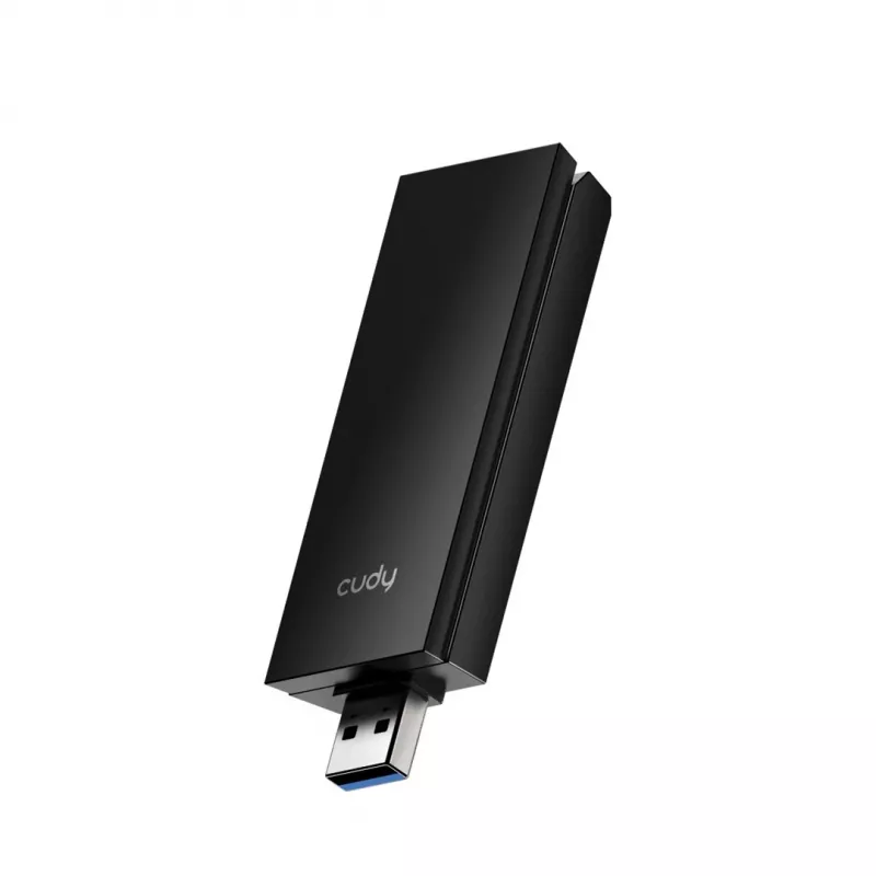 Adattatore Wi-Fi 6E USB Type-A Cudy WU5400, dual-band 2x2, 2402 Mbit/s, nero