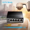 Switch di rete Cudy GS105 — 5 porte Gigabit Ethernet (10/100/1000), nero, alimentatore 5 V DC incluso