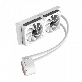 Gamemax | Dissipatore a liquido per CPU | ICEBURG 240 DIGITAL | bianco