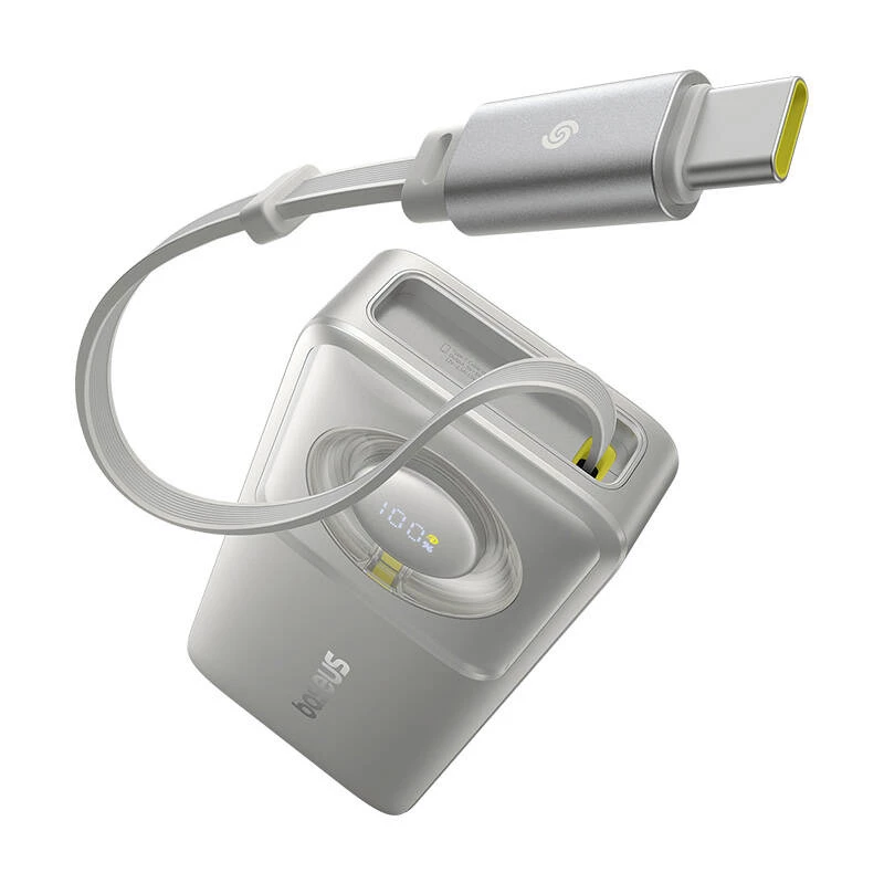 Powerbank Baseus OS Free2Pull 10000mAh 30W +cavo (grigio)
