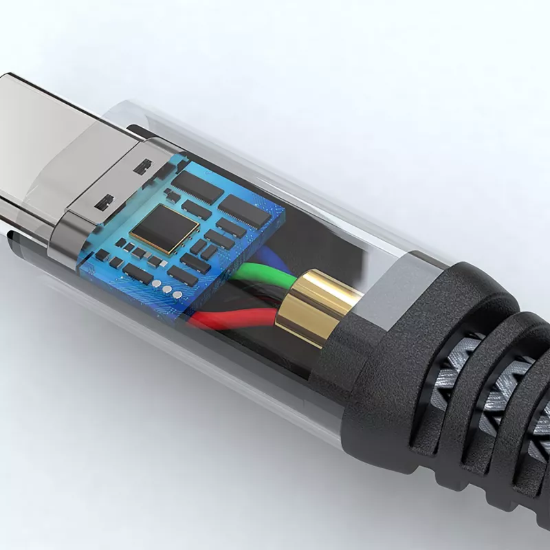 4smarts PremiumCord - cavo USB - USB-C (M) a USB-C (M) - USB 2.0 - 20 V - 5 A - 1,5 m - alimentazione USB (100 W) - nero