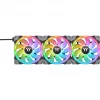 Thermaltake SWAFAN EX12 RGB ventola per case PC TT Premium Edition CL-F143-PL12SW-A, 120 mm, pale invertite, confezione da 3, nera