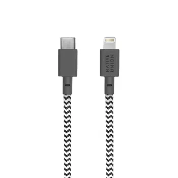 Cavo Lightning native union NCABLE-KV-CL-ZEB 3 m Lightning a USB-A nero bianco 140 g