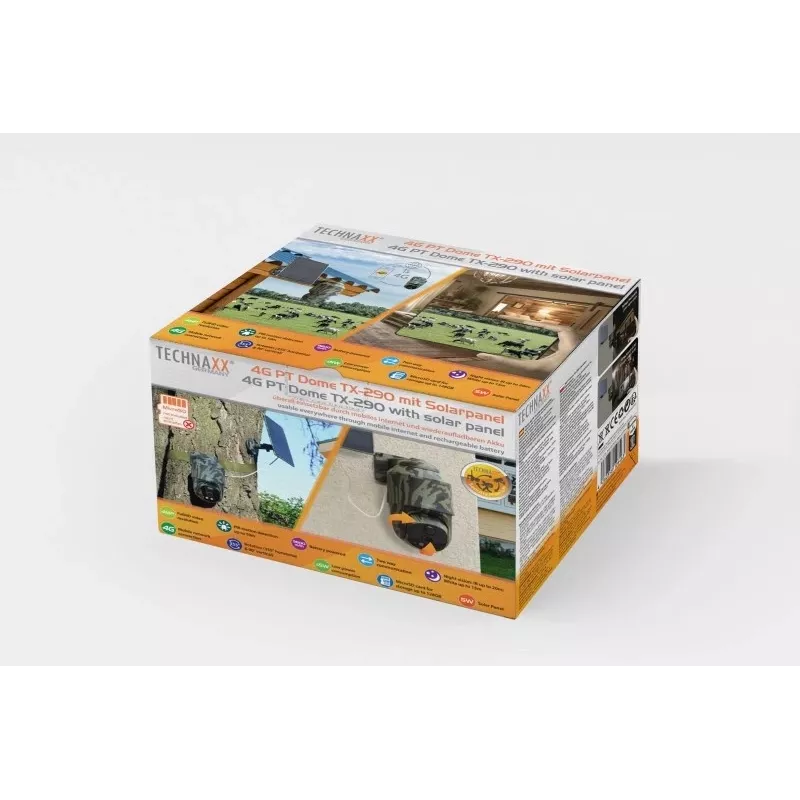 Technaxx 4G PT Dome TX-290 con pannello solare