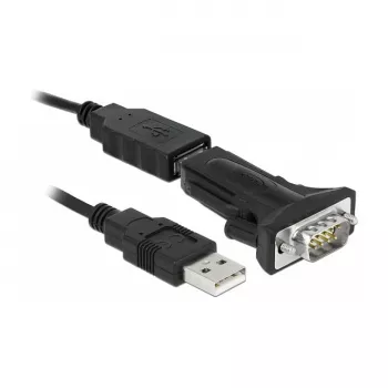 Cavo seriale DeLOCK 66286 USB Type-A DB-9 nero 0,8 m