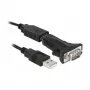 Cavo seriale DeLOCK 66286 USB Type-A DB-9 nero 0,8 m