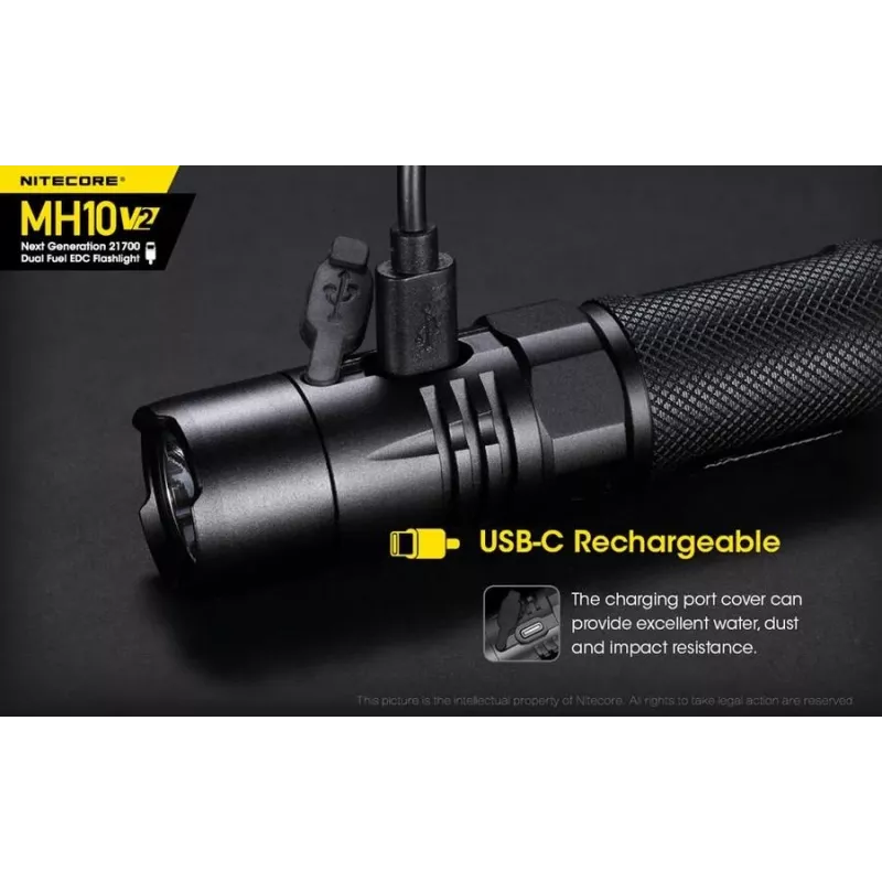 Torcia portatile Nitecore MH10 V2 nero