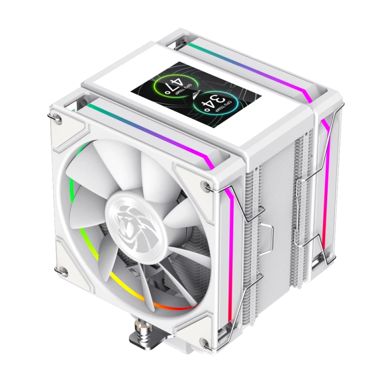 Gamemax | Dissipatore ad aria per CPU | SIGMA 620 LCD | bianco