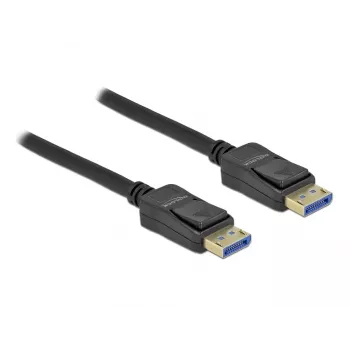 Delock - Cavo DisplayPort - DisplayPort (M) a DisplayPort (M) - DisplayPort 2,0 - 2,0 m - Supporta 10K 60 Hz (10.240 x 4320) - nero (80262)