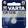 Varta CR1216 cella elettronica litio 3 25mAh blister - batteria - CR1216