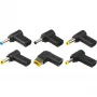 Xilence XM022 punte adattatore, 6 pezzi, nere, per caricatore Xilence GaN USB-C