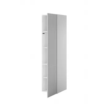 Armadio cama meble PAFOS 1D 45x55,5x198,5 cm bianco opaco, 4 ripiani