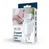 Caricabatterie Gembird TA-UC-2A12-01 da interno AC 2.4A 2 USB bianco
