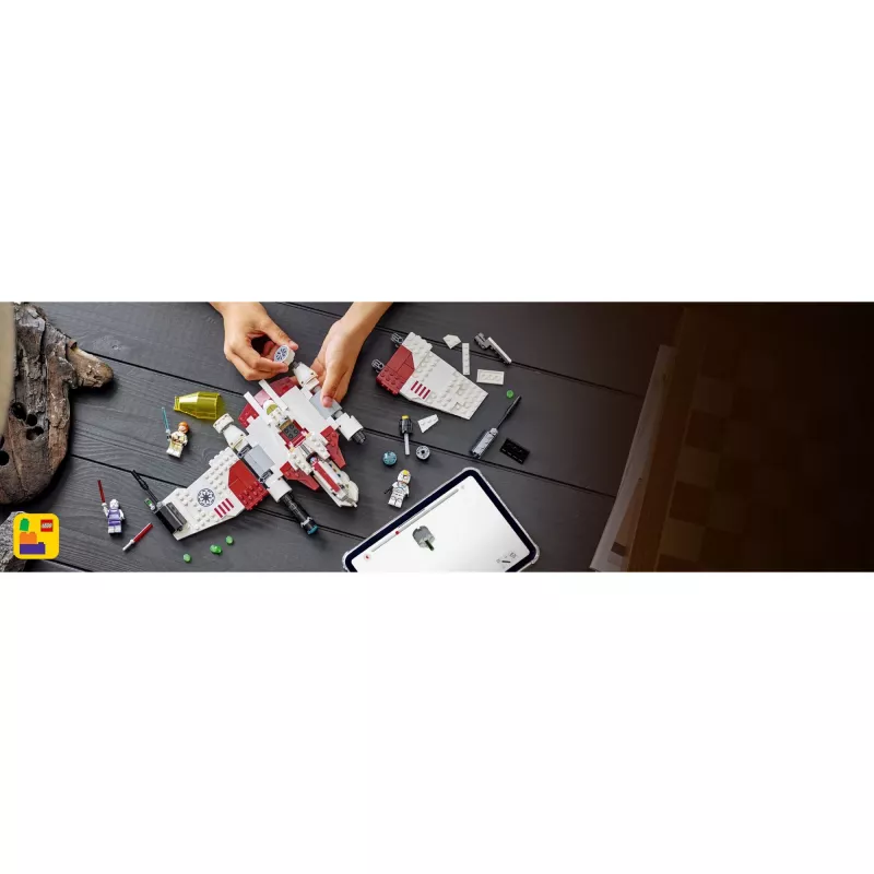 Set da costruzione LEGO Star Wars V-19 Torrent Fighter 75432 — 567 pezzi, 3 minifigure, modello da esposizione e gioco