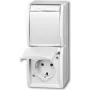 Busch Jaeger 20-02 EWN-54 Presa CEE 7/3 bianco (2084-0-0714)