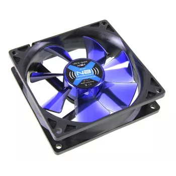 Ventola per case NoiseBlocker BlackSilentFan XE1 92 mm, 1500 giri/min, 17 dB, 50 m³/h, 4 V, nero