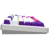 LORGAR KBP7075W, tastiera da gaming meccanica wireless 75% Pro, bianco, layout EN