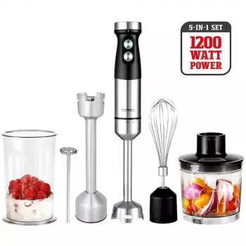Frullatore a immersione Gastroback Design Power Hand Blender Set 5-in-1