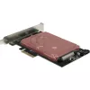 Adattatore AC INTER-TECH KT048 PCIe a SFF-8639 (U.2) – modello 88885561