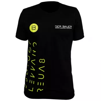 T-shirt der8auer YT-Design, taglia M, misto cotone abbigliamento casual