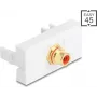 Modulo connettore femmina RCA (Cinch) DELOCK 90860 dorato esterno