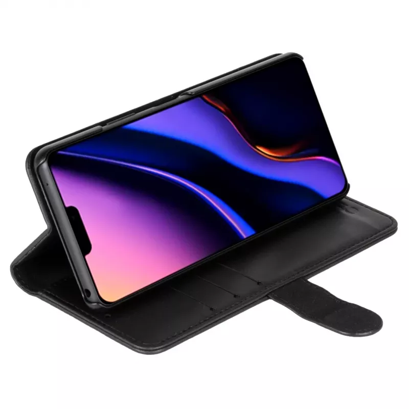 Portafoglio per telefono Krusell per Apple iPhone 12 Pro Max – nero, custodia folio con porta carte