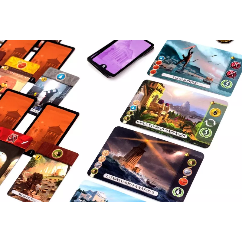 gioco da tavolo 7 WONDERS OF THE WORLD – DUEL (VERSIONE POLACCA)