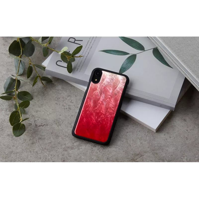 Custodia per cellulare iKins per iPhone XR — pink lake e nero custodia protettiva bicolore