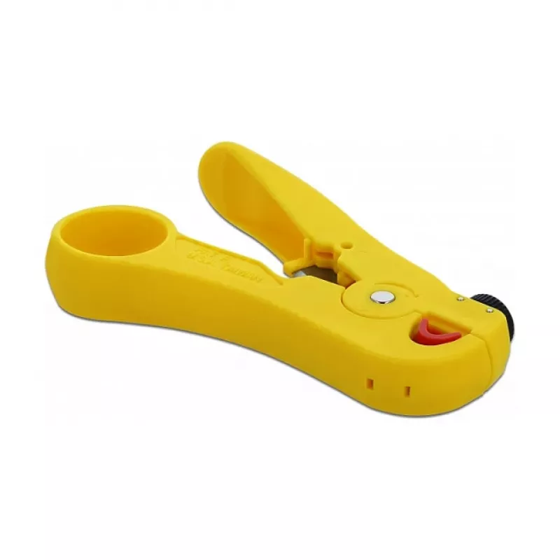 DELOCK 86478 spellacavi — capacità di spellatura 3,5–9 mm, lunghezza 111 mm, giallo