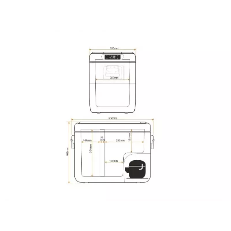 Yolco KX40 Verde frigorifero portatile a compressore