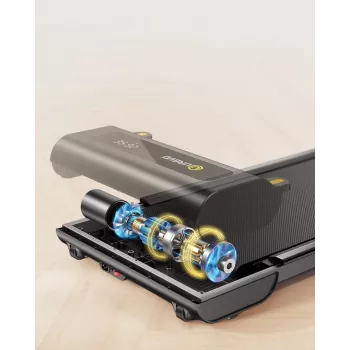 Tapis roulant UREVO Spacewalk SP 1 Lite URTM022 — velocità max 6 km/h, velocità min 0,96 km/h, peso utente max 120 kg, superficie di corsa 400×1024 mm, display LED