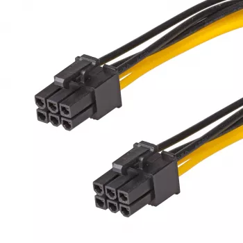 Akyga AK-CA-49 cavo di alimentazione PCIe 6-Pin connettore femmina-connettore femmina, 40 cm