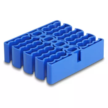 Fermacavi DeLOCK 66325 blu 24 ingressi cavi
