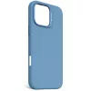 Decoded D25IPO16PMBCS9AE AntiMicrobial cover posteriore in silicone per iPhone 16 Pro Max, azzurra