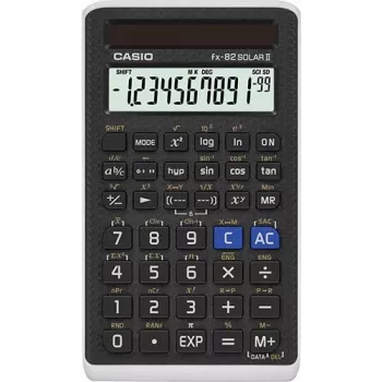 Casio fx-82SOLAR II - Calcolatrice scientifica - 10 cifre più 2 esponenti - pannello solare (FX-82SOLARII)