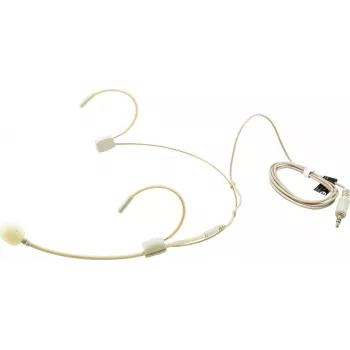 Microfono headset Omnitronic FAS per trasmettitore bodypack 13063456 — design leggero cardioide