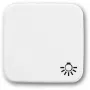 BUSCH-JAEGER Bilanciere con simbolo luce 2520LI-214 Reflex SI bianco alpino 2520LI-214 (1731-0-0934)