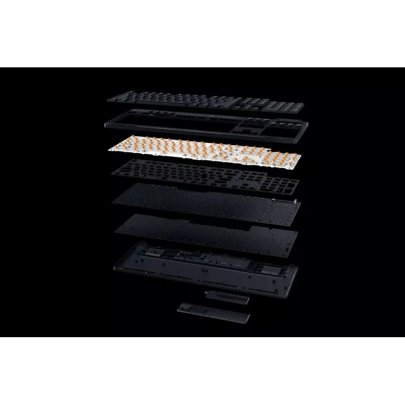 Razer BlackWidow V4 Low-Profile HyperSpeed (RZ03-05270100-R3M1) tastiera, Green Switch, layout US