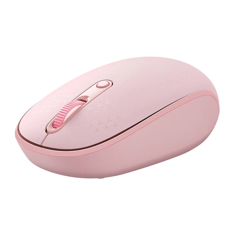 Mouse wireless Baseus F01B Tri-Mode 2.4G BT5.0 1600 DPI (rosa)