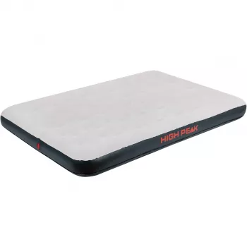 Materassino ad aria matrimoniale High Peak Double — 1380×1970×200 mm, grigio, per adulti
