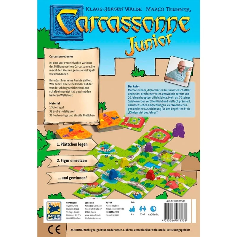Carcassonne Junior gioco per la famiglia