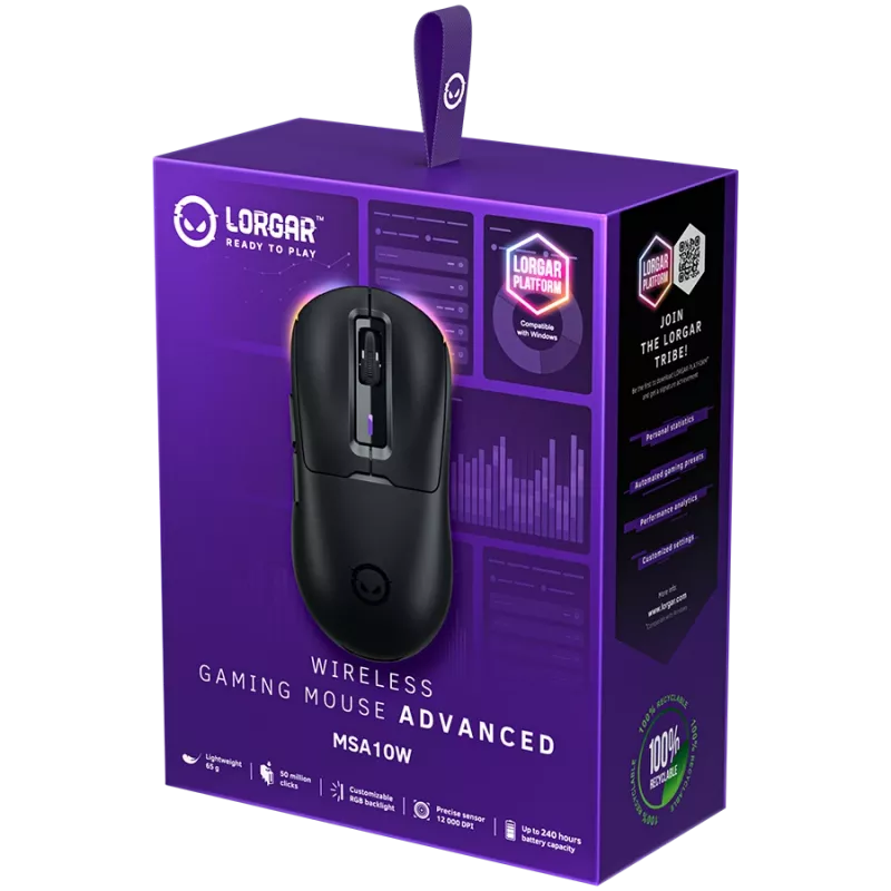 Mouse gaming LORGAR MSA10W Wireless