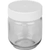 Set bicchieri di ricambio per yogurtiera JG 8, vetro trasparente/bianco, 8 pezzi