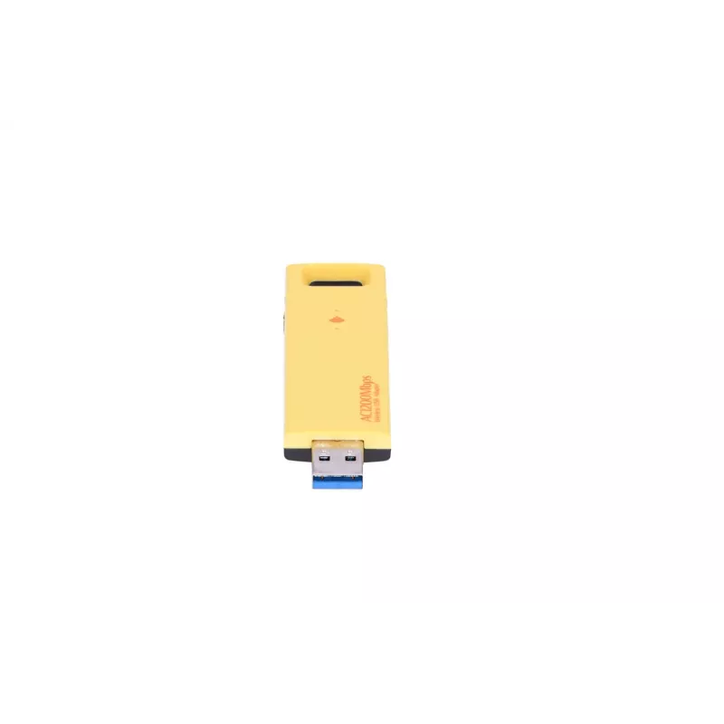 Adattatore USB wireless Extralink U1200AC AC1200 Dual-Band, giallo plastica