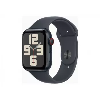 Watch SE GPS + Cellular 44 mm custodia in alluminio Midnight con cinturino Sport Midnight – M/L