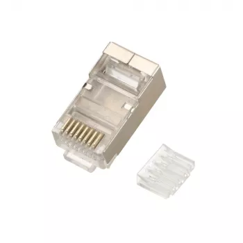 Extralink CAT6 FTP RJ45 Connettore 8P8C connettore maschio/femmina trasparente