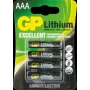 GP Batteries Excellent Lithium GP24LF359C4 batteria AAA FR03, 1,5 V, 4 pz.