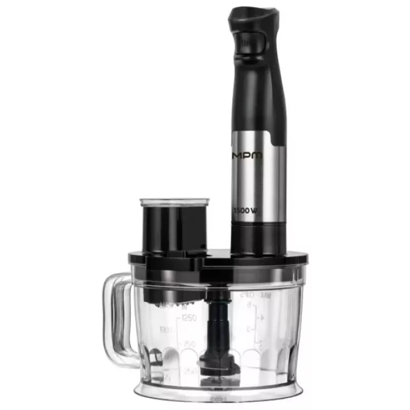 MPM MBL-39M set frullatore a immersione, 1500 W, nero