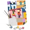 Set di pittura su tela Ravensburger CreArt Canvas Edition: Farbenfrohe Häuser, modello 25527