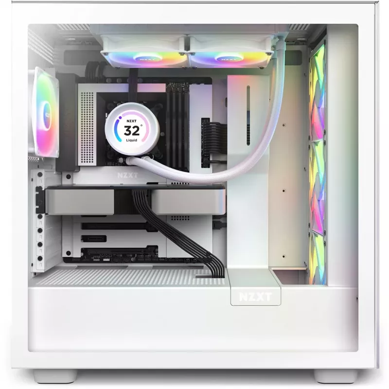 Dissipatore a liquido all-in-one NZXT Kraken Elite 240 RGB 12 cm bianco